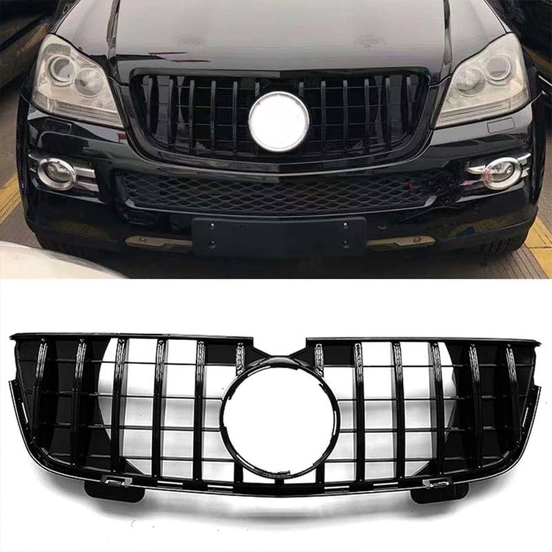 Auto Front stoßstange Nieren gitter Grill haube Mesh grills stoßstange Kühlergrill für Mercedes Benz GL Class X164 GL320 2007-2012 GT GL320 GL450 GL350 von LeLeD