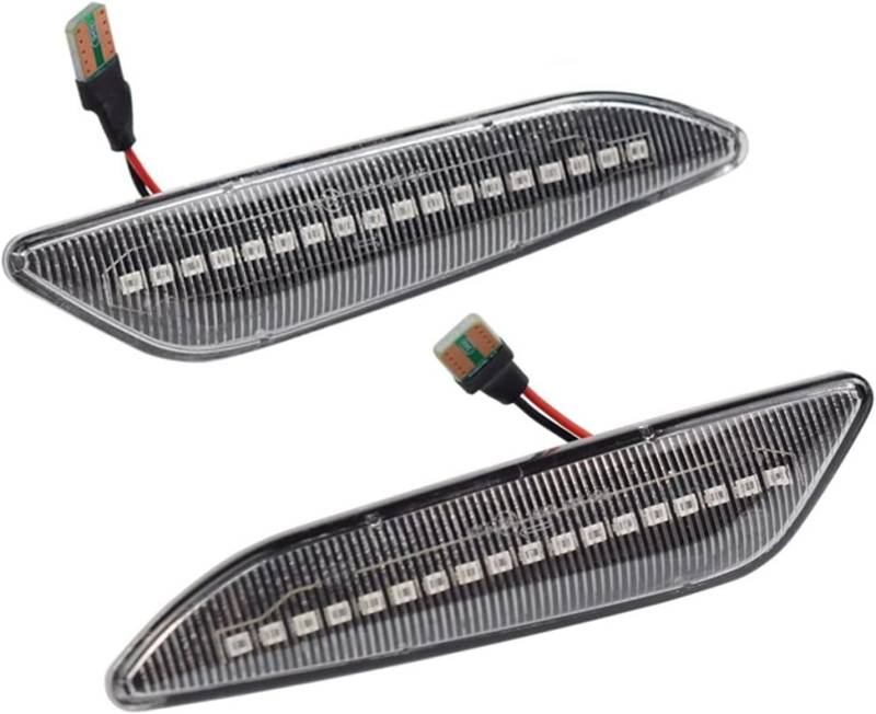Autos Rückspiegel Blinker für Alfa Romeo 147 (937) 2000-2010 Auto Seite Flügel Rückspiegel Lampe blinker Licht Anzeige Blitzlicht,B-Crystal von LeLeD