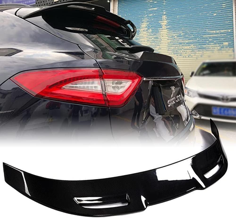 Heckflügel fester Winds poiler Heckflügel modifiziertes zubehör für Maserati Levante Sport Utility 4-Door 2016 2017 2018 2019 2020,hinten Kofferraum flügel von LeLeD