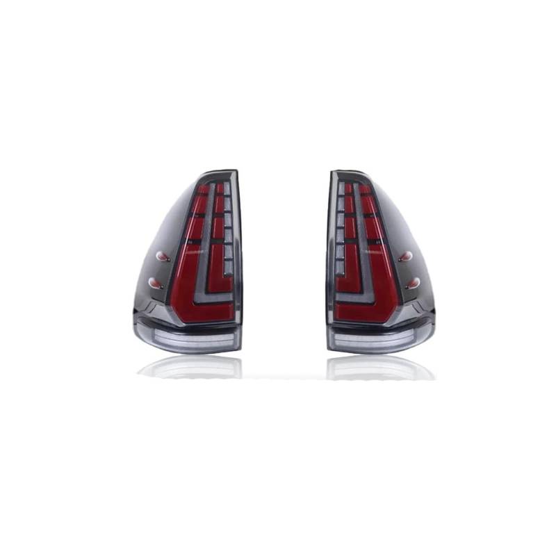 LeLeD Rückleuchten für Auto Bremslichter Blinker und Schlusslichter Passend für Toyota Prado 2003 2004 2005 2006 2007 2008 2009 Wasserdicht,Staubdicht,Red von LeLeD