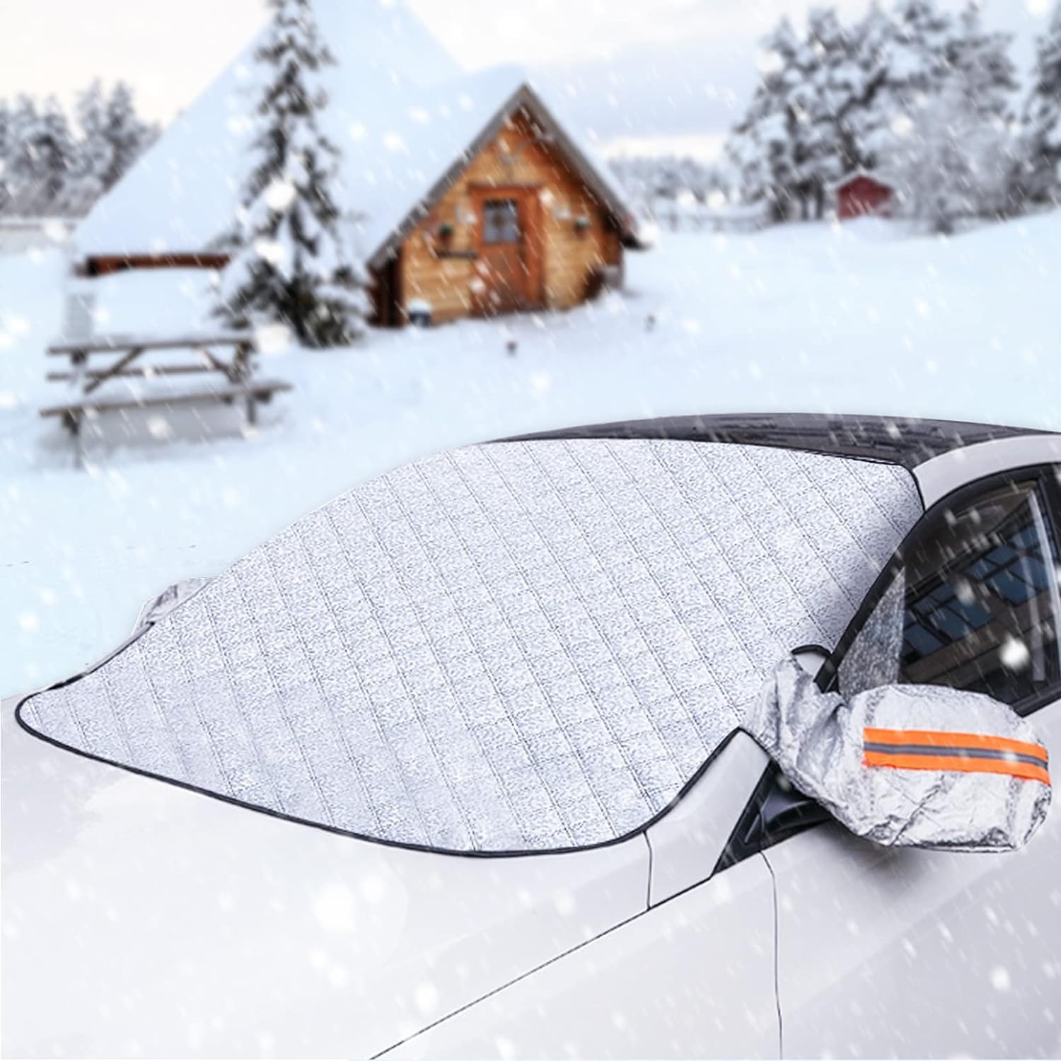 Frontscheibe Abdeckung Sonnenschutz Auto für Benz B-Klasse Hatchback W242 W246 W247, Frostschutz Autoabdeckung Windschutzscheibe Gegen Sonne, Frost, Schnee, EIS,C Car Magnet Model von LeaHY