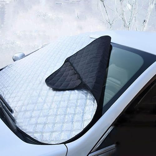 Frontscheibe Abdeckung Sonnenschutz Auto für Opel Zafira Life 2019-2022 2023, Frostschutz Autoabdeckung Windschutzscheibe Gegen Sonne, Frost, Schnee, EIS,A Door Clip Style von LeaHY