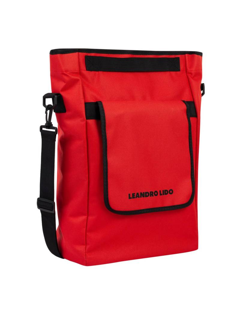 Leandro Lido Rapallo Radsport Fahrrad Tasche 20 L Gepäcktasche 48 x 30 x 15 Hinterradtasche Gepäckträger (Rot) von Leandro Lido