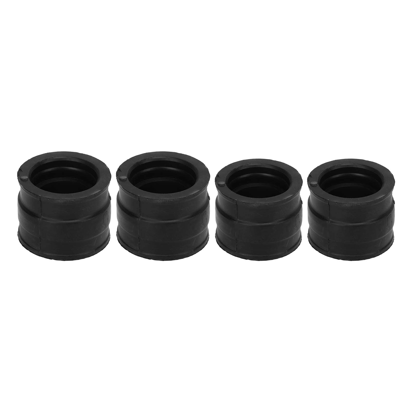 4 Stück Vergaser-Ansaugkrümmermanschetten, Vergaser-Ansaugkrümmer-Adapter Gummi 35 mm auf 37 mm Ersatz für CB650 RC03 1979-1982 von Leapiture