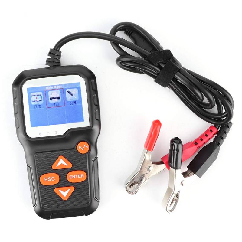 Leapiture KW650 Automatischer Batterietester Fahrzeugbatterietester Autobatteriemonitor für 6V 12V Motorrad Auto Digitaler Analysator von Leapiture