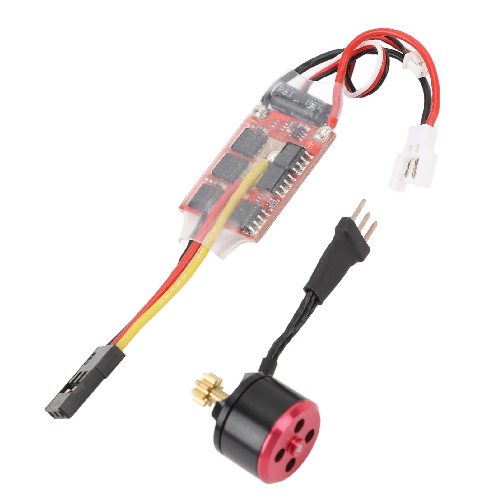 Leapiture RC Flugzeug ESC Motor Set RC Flugzeug Motor Leistungsstarke Ausgangsmotorteile für XK K110 Starrflügelflugzeug von Leapiture