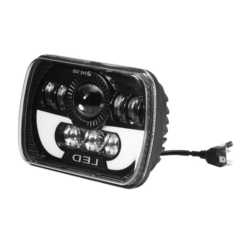 Universal-Scheinwerfer, 15,7 x 17,8 cm, 90 W, quadratisches Licht, Fern- und Abblendlicht, Umwandlung von LED-Scheinwerfern für Auto von Leapiture