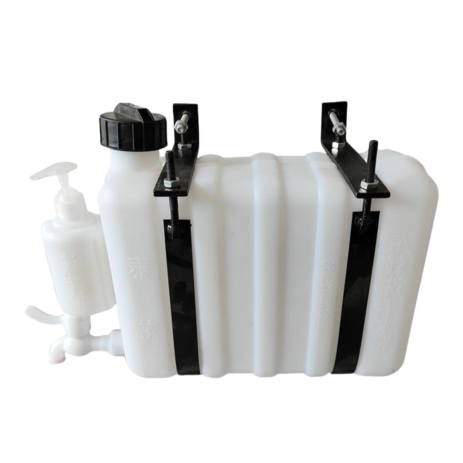 LearnLyrics Frischwasserbehälter – 9 l Wasserspeicherkrug mit Zapfhahn, tragbarer Nutztank, praktischer Frischwassertank, Wasserspeicher für LKW, Anhänger, Wohnmobil von LearnLyrics