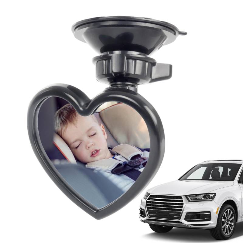 Rückspiegel für Kindersitz, Beobachtungsspiegel für Babys, mit Saugnapf, verstellbarer Spiegel für Kindersitz, 360 ° verstellbar, für Auto, Autom von LearnLyrics