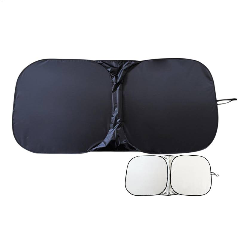 Sonnenschutz Auto Frontscheibe 142×80cm, Auto Sonnenschutz Frontscheibe Innen, Frontscheibenabdeckung, Sonnenblende Vorne, Windschutzscheibe, Auto Windschutzscheibe Sonnenblende, Auto Sonnenschutz Fro von LearnLyrics