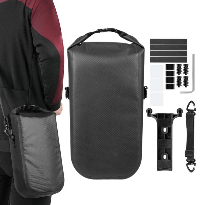 Vordergabelbeutel, Gabelbeutel Für Fahrräder | Reitpanner | 5.5L Wasserdicht Halten Sie Alle Fahrradbedürfnisse Mit Dem 5.5L -Design Unserer Front -Gabel -Bag. Speichern Sie Ihr Handy, Brieftaschen, S von LearnLyrics