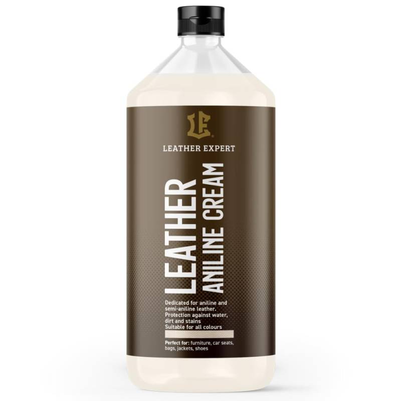 Anilinleder Pflege 1000 ml - Lederpflege für Ledercouch – Lederpflegemittel - Lederreiniger - Für Sofa und Auto - Verlängert die Lebensdauer des Leders von Leather Expert