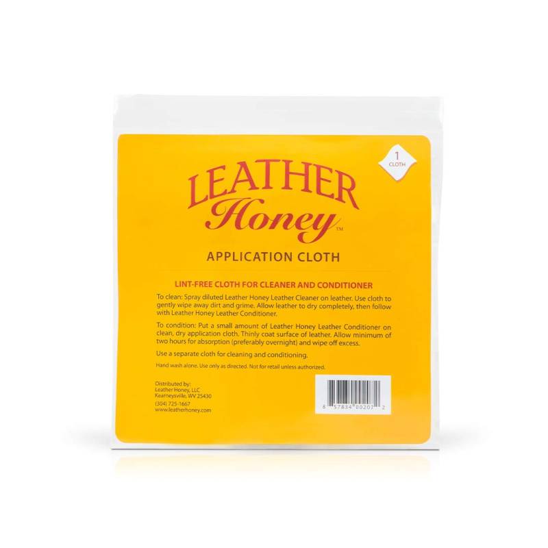 LEATHER Honey Lederpflegemittel fusselfreies Reinigungstuch - Mikrofasertuch zur Verwendung Pflegemittel und Reiniger, Premium Lederpflegeprodukte seit 1968 von LEATHER Honey