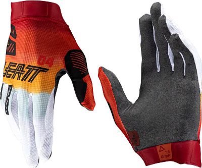 Leatt 1.5 GripR Glamis, Handschuhe - Weiß/Rot/Orange/Blau - L von Leatt