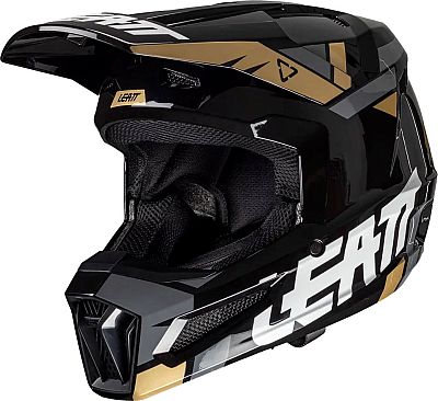 Leatt 2.5 Camo, Motocrosshelm - Schwarz/Braun/Weiß - L von Leatt