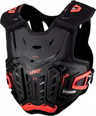 Leatt 2.5 Junior S22, Brustprotektor Kinder - Schwarz/Rot - L/XL von Leatt