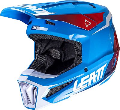 Leatt 2.5 Royal, Motocrosshelm - Blau/Weiß/Rot - L von Leatt