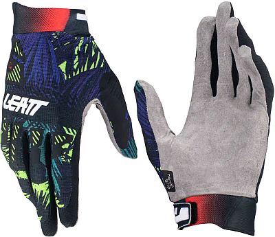 Leatt 2.5 X-Flow S24 Jungle, Handschuhe - Schwarz/Blau/Grün/Weiß - L von Leatt