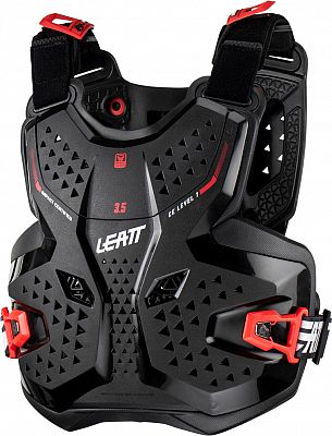 Leatt 3.5, Brustprotektor Jugend - Schwarz/Rot - L/XL von Leatt