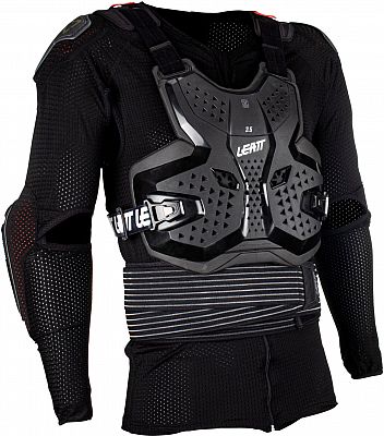 Leatt 3.5, Protektorenjacke Level-1 - Schwarz/Dunkelgrau/Rot - L von Leatt