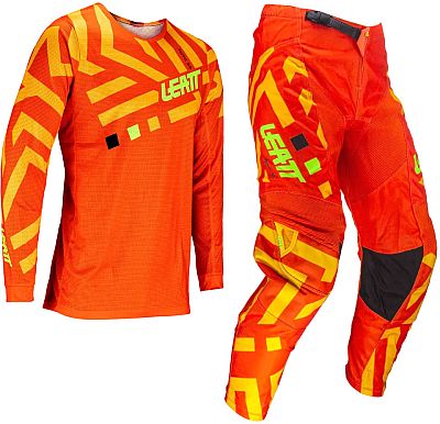 Leatt 3.5 S24 Citrus, Set Trikot/Textilhose - Orange/Gelb - 3XL von Leatt