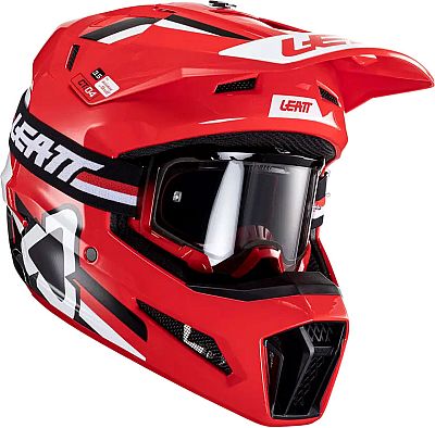 Leatt 3.5 S24 Red, Motocrosshelm - Rot/Schwarz/Weiß - M von Leatt