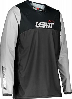 Leatt 4.5 Enduro Graphene S22, Trikot - Dunkelgrau/Hellgrau/Schwarz - XXL von Leatt