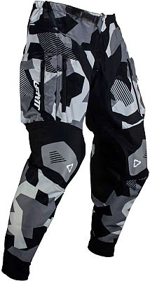 Leatt 4.5 Enduro S24 Forge, Textilhose - Grau/Schwarz/Weiß - S von Leatt