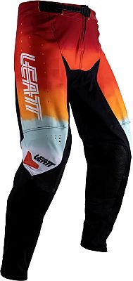 Leatt 4.5 Glamis, Textilhose - Schwarz/Rot/Orange/Blau - L von Leatt