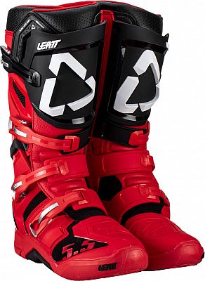 Leatt 5.5 FlexLock S23, Stiefel - Rot/Schwarz - US 10 von Leatt