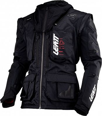 Leatt 5.5 Enduro, Textiljacke - Schwarz/Orange - M von Leatt