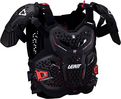 Leatt 5.5 Pro Evo, Protektorenweste - Schwarz/Rot - L/XL von Leatt