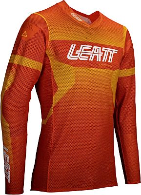 Leatt 5.5 UltraWeld Flame, Trikot - Orange/Gelb/Weiß - S von Leatt