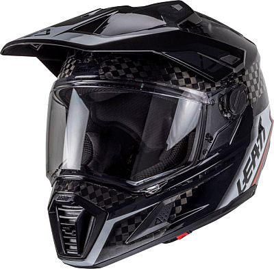 Leatt ADV 9.5 Carbon, Endurohelm - Schwarz/Grau/Rot - L von Leatt