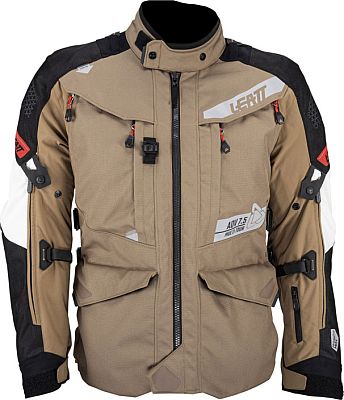 Leatt ADV MultiTour 7.5, Textiljacke wasserdicht - Braun/Schwarz/Grau - 3XL von Leatt