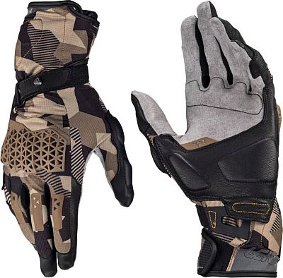 Leatt ADV X-Flow 7.5 Lang Camo, Handschuhe - Schwarz/Braun/Beige - S von Leatt