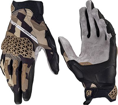 Leatt ADV X-Flow 7.5 Short Camo, Handschuhe - Schwarz/Braun/Beige - M von Leatt