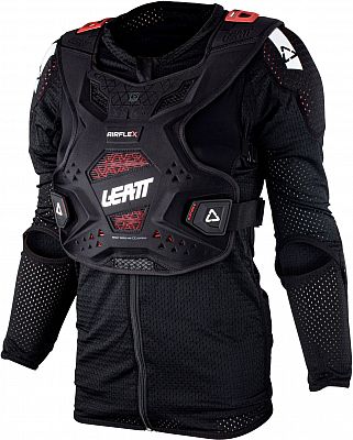 Leatt AirFlex, Protektorenjacke Level-1 Damen - Schwarz/Weiß/Rot - XXS von Leatt