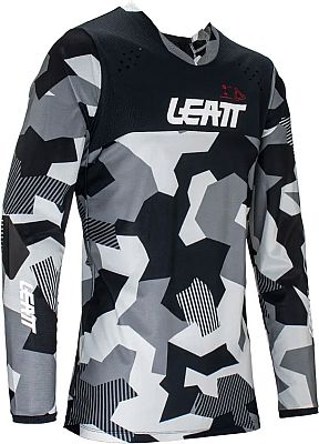 Leatt Moto 4.5 Enduro Forge, Trikot - Grau/Schwarz/Weiß - M von Leatt