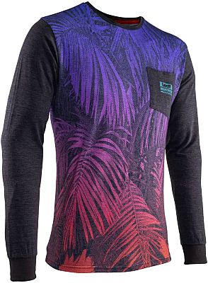 Leatt Premium Jungle, Sweatshirt - Schwarz/Orange/Blau - L von Leatt