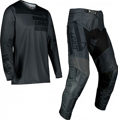 Leatt Ride Kit 3.5 Graphene S22, Set Textilhose/Trikot - Schwarz/Dunkelgrau - XS von Leatt