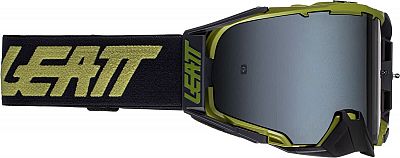 Leatt Velocity 6.5 Desert S22, Crossbrille verspiegelt - Dunkelgrün/Schwarz Silber-Verspiegelt von Leatt