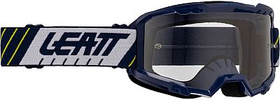 Leatt Vizion 2.5 Blue, Crossbrille - Dunkelblau/Weiß/Neon-Gelb Klar von Leatt