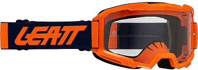 Leatt Vizion 2.5 Orange, Crossbrille - Orange/Dunkelblau Klar von Leatt