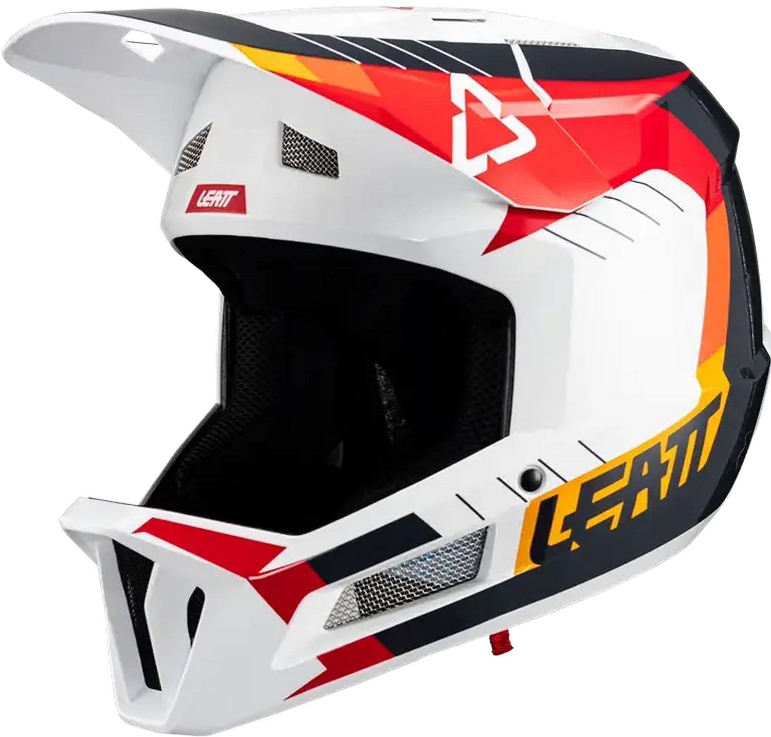 MTB-Helm Gravity 2.0, Weiß/Rot, Größe M 57-58 cm von Leatt