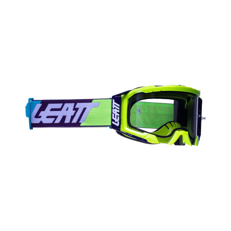 Velocity 5.5 Neon Yellow goggle with bulletproof and antifog lens von Leatt