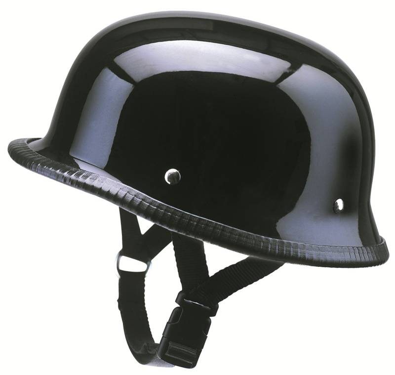 Redbike Braincap Halbschalenhelm RK 300 schwarz ohne ECE M von BANGLA