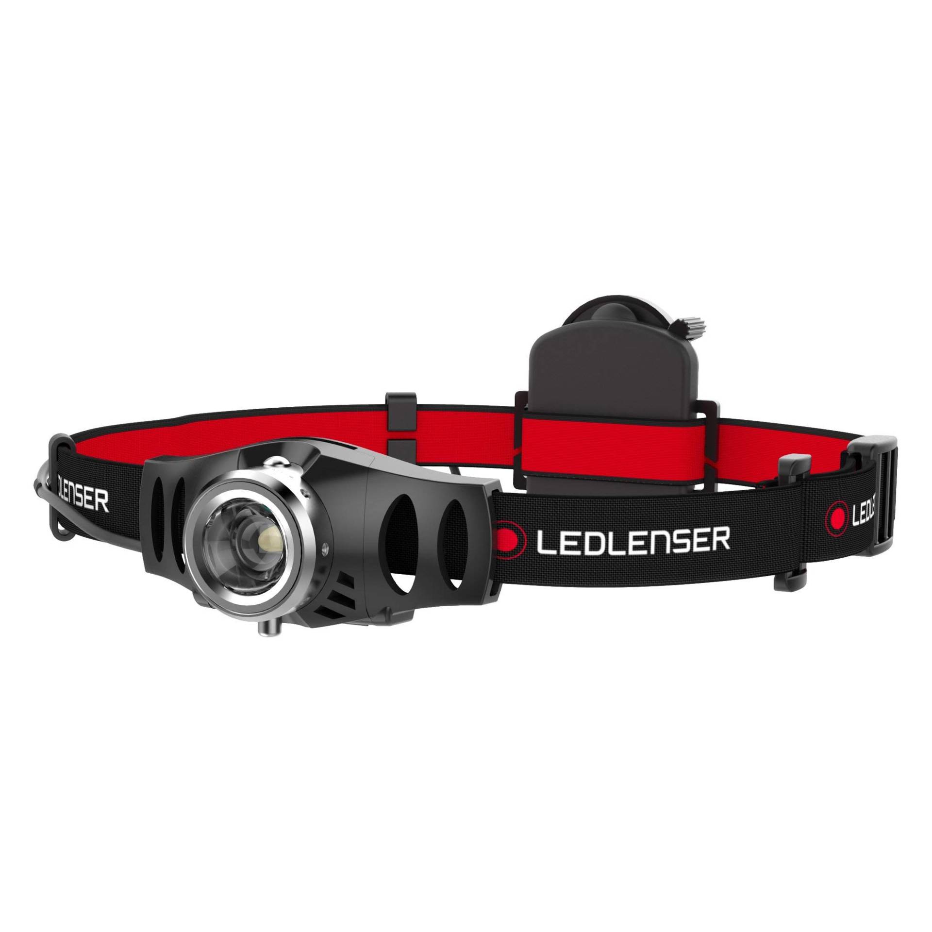 Ledlenser H3.2 Stirnlampe LED, fokussierbar, schwenkbar, 120 Lumen, stufenlos dimmbar, Leuchtweite 100 m, 3xAAA batteriebetrieben, inkl. Batterien, Headlamp, Kopflampe von Ledlenser