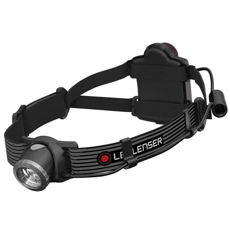 Ledlenser H7 SE Stirnlampe LED, Allround Kopflampe, 300 Lumen, 160 Meter Leuchtweite, 30 Stunden Leuchtdauer, fokussierbar, mit Rücklicht, inkl. Batterien & USB Kabel von Ledlenser