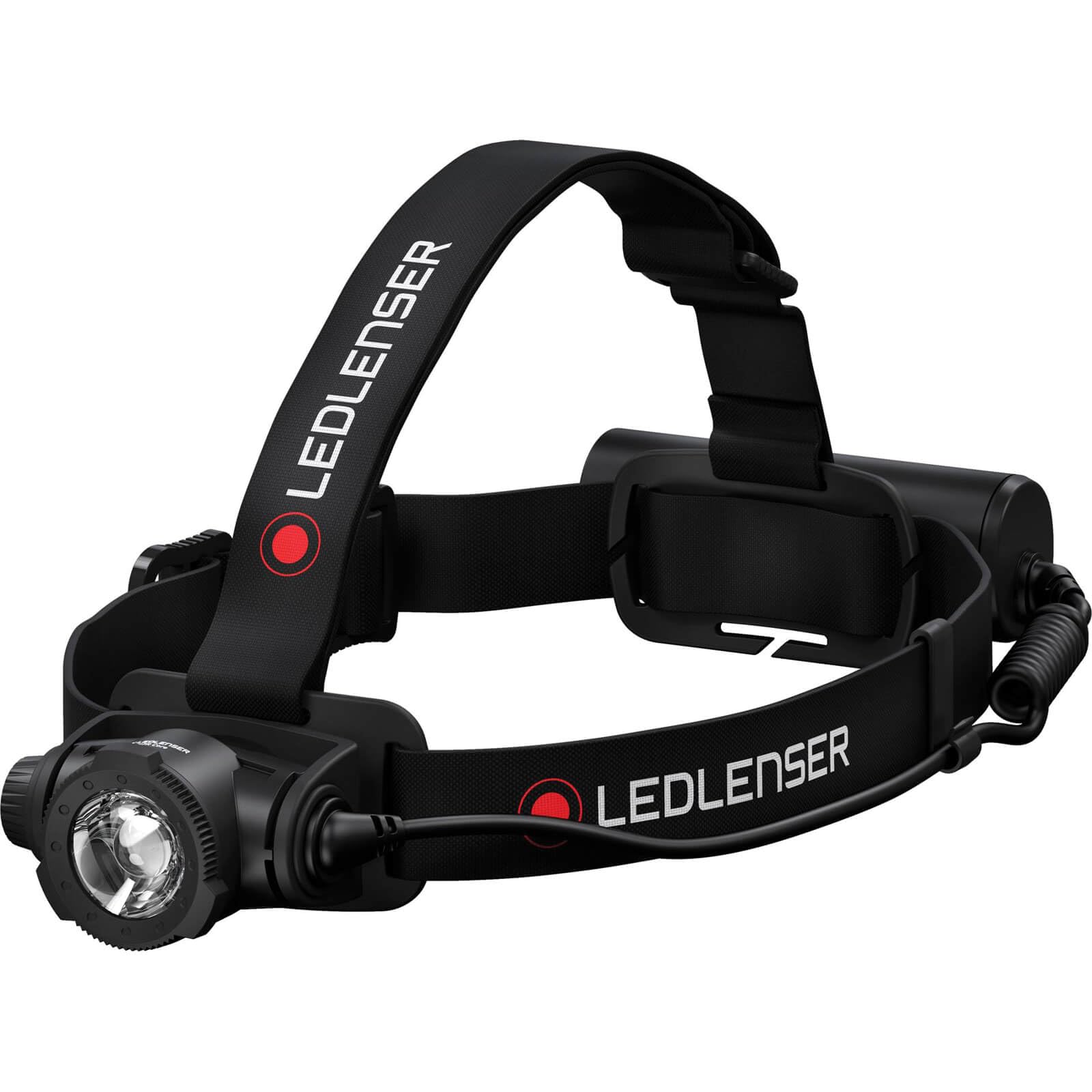 Ledlenser H7R Core Stirnlampe LED, 1000 Lumen, aufladbar mit Lithium Akku, wasserdicht IP67, fokussierbar, stufenlos dimmbar, Constant Light, Leuchtweite 250m, USB Magnetladekabel, Headlamp Kopflampe von Ledlenser